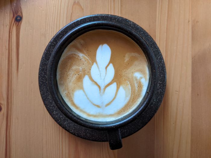 Latte art—tulip?