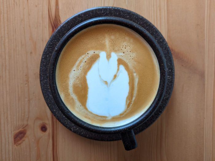 Latte art—rabbit?